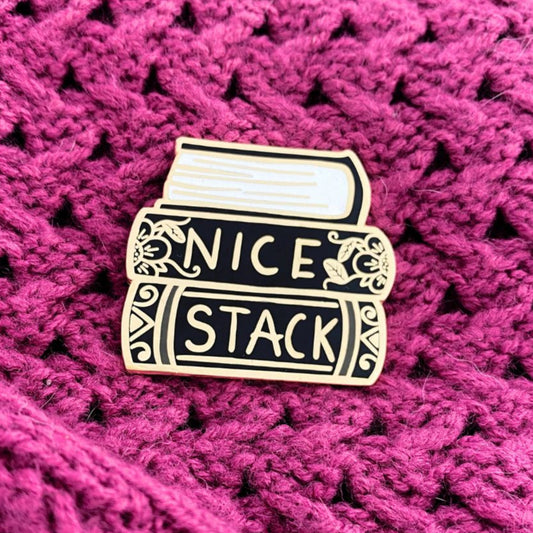 Nice Stack Lapel Pin