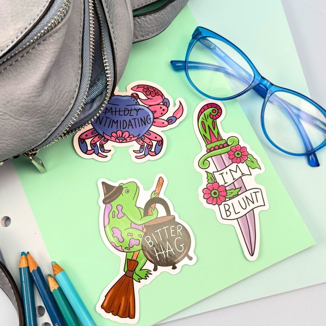 Intimidating Sticker