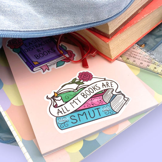 All My Books Are Smut Sticker