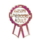 Awesome Adult Award Lapel Pin