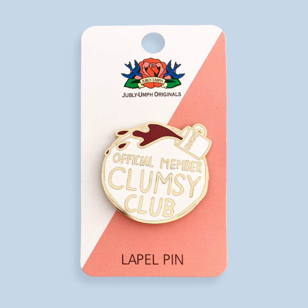 Jubly-Umph Clumsy Club Lapel Pin 