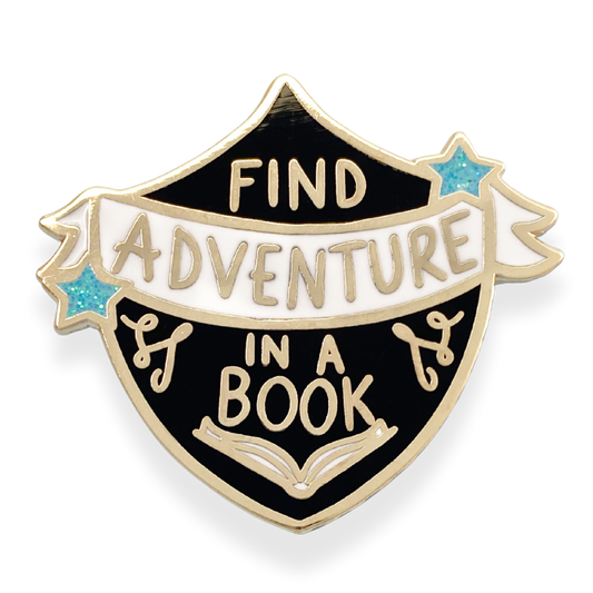 Find Adventure In A Book Lapel Pin