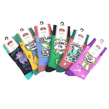 Embrace The Chaos Socks - Unisex Medium