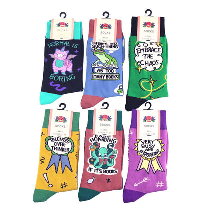 Very Busy and Important Socks - Unisex Medium