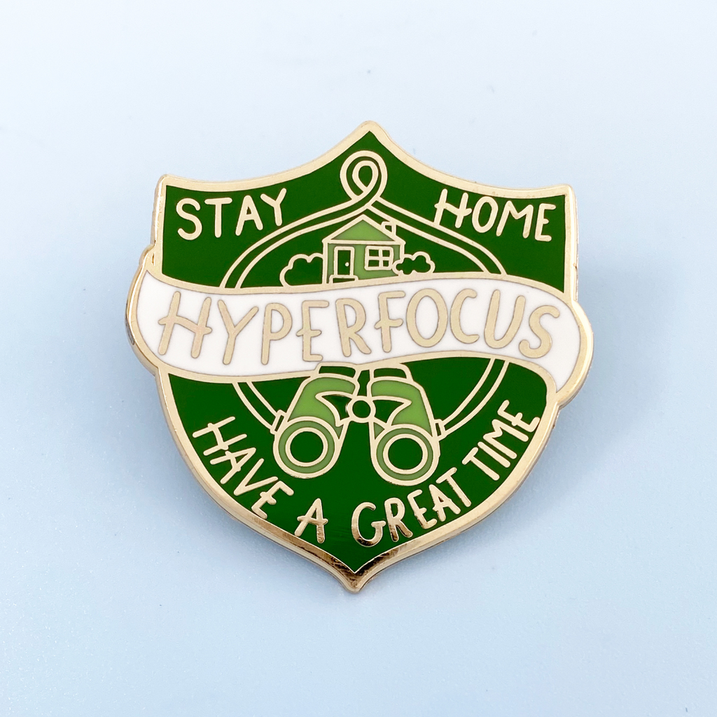 Jubly-Umph Hyperfocus Lapel Pin 