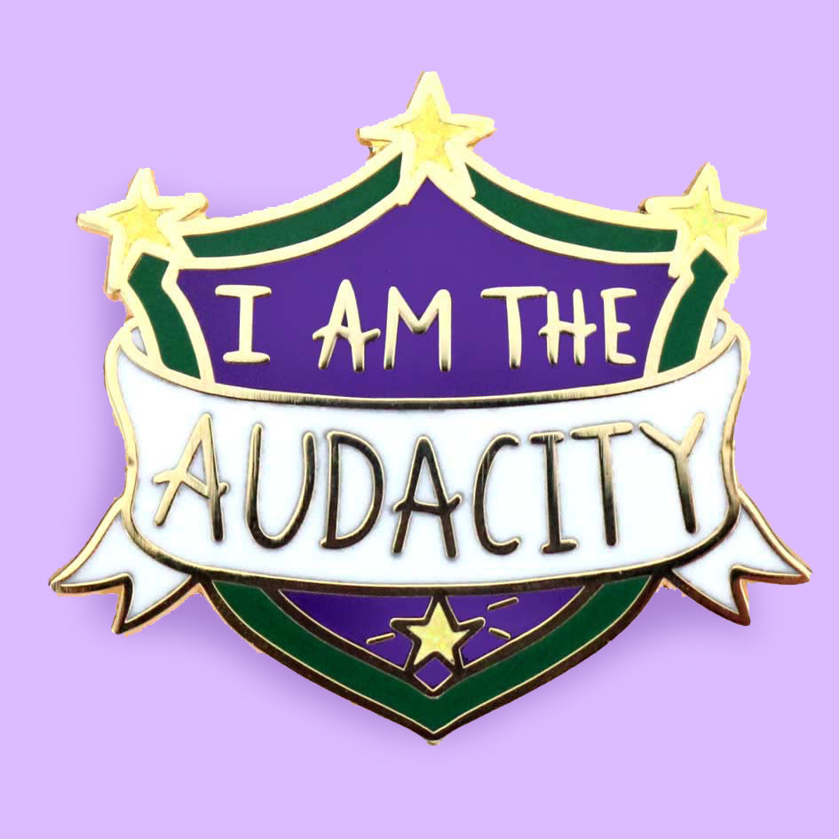 I Am The Audacity Lapel Pin