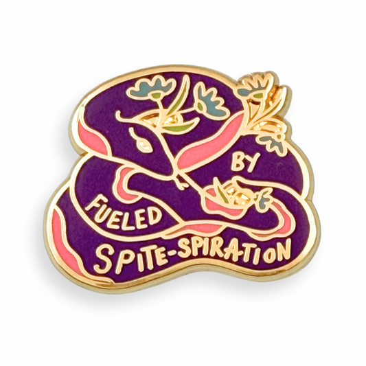 Fueled By Spitespiration Lapel Pin