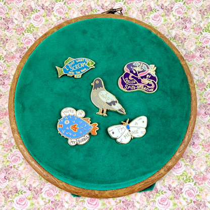 Snarky Creatures Lapel Pin Collection Bundle (4 x 5 designs)