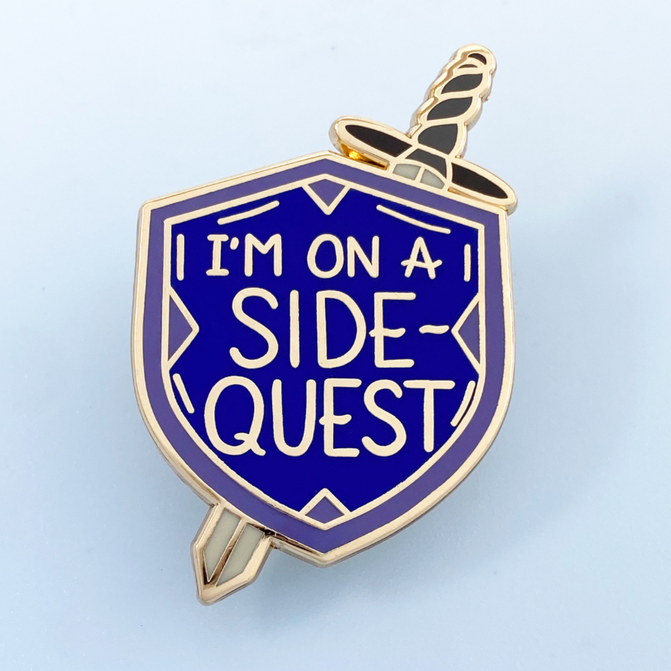 Jubly-Umph I’m on a Side-Quest Lapel Pin 