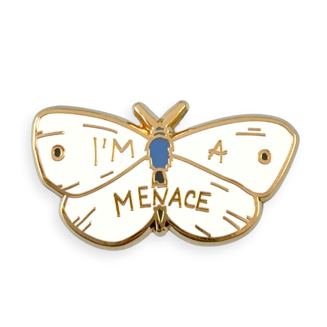 I'm A Menace Lapel Pin