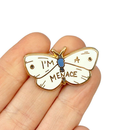 I'm A Menace Lapel Pin
