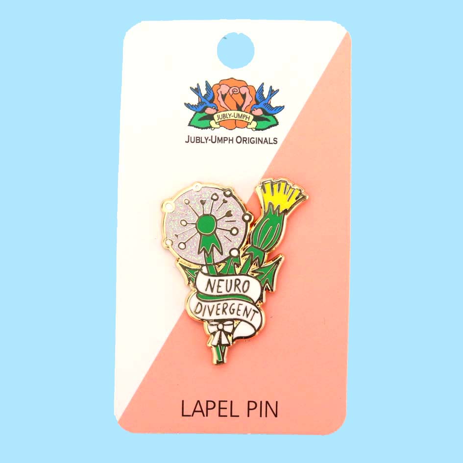 Neuro-divergent Lapel Pin