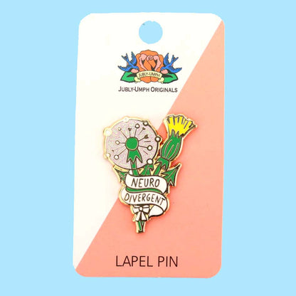 Neuro-divergent Lapel Pin
