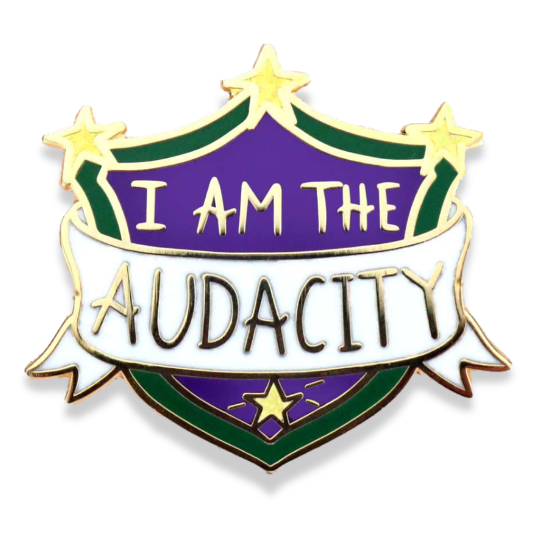 I Am The Audacity Lapel Pin