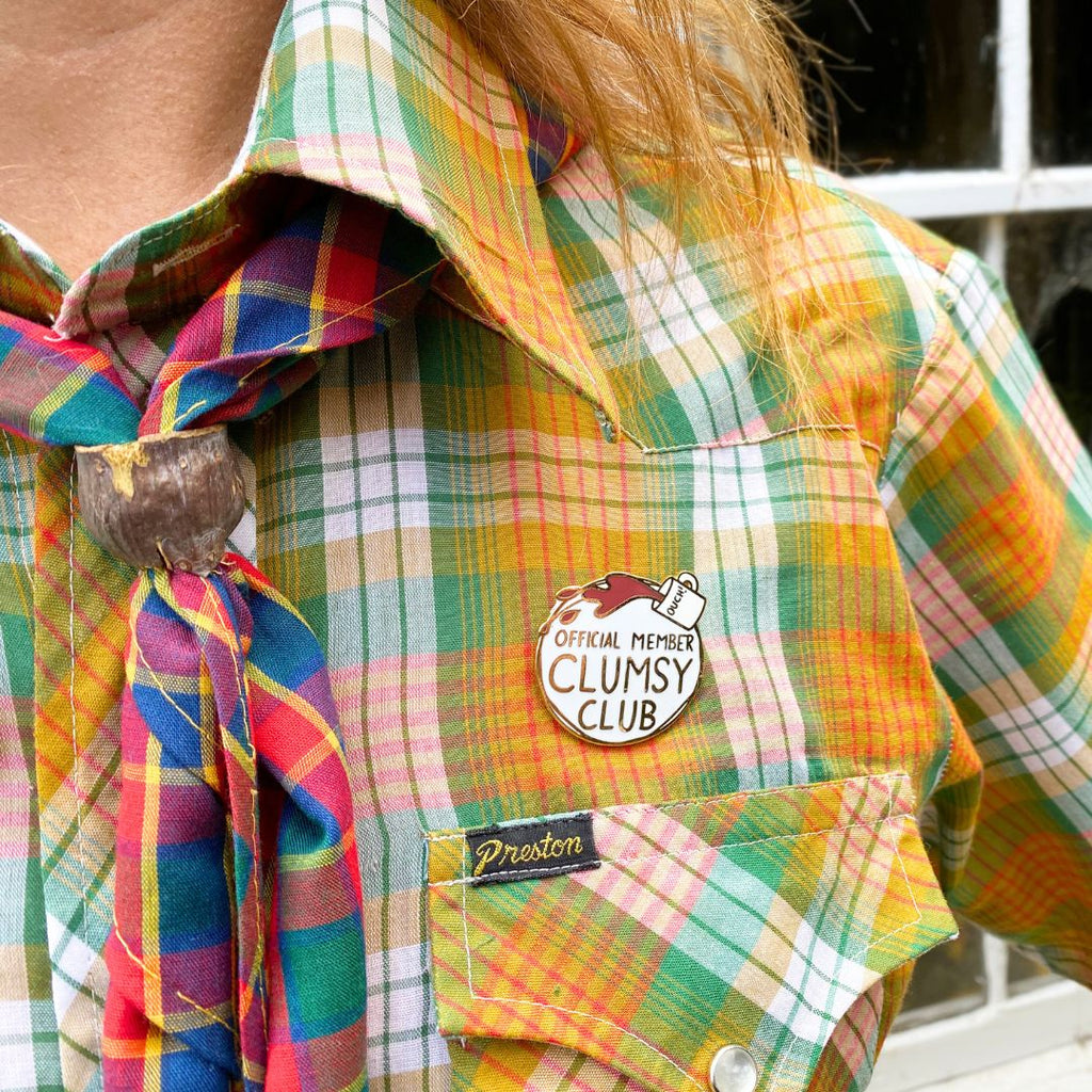 Jubly-Umph Clumsy Club Lapel Pin 