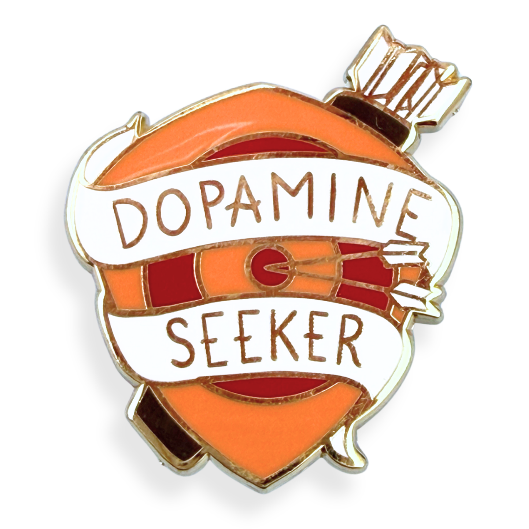 Dopamine Seeker Lapel Pin