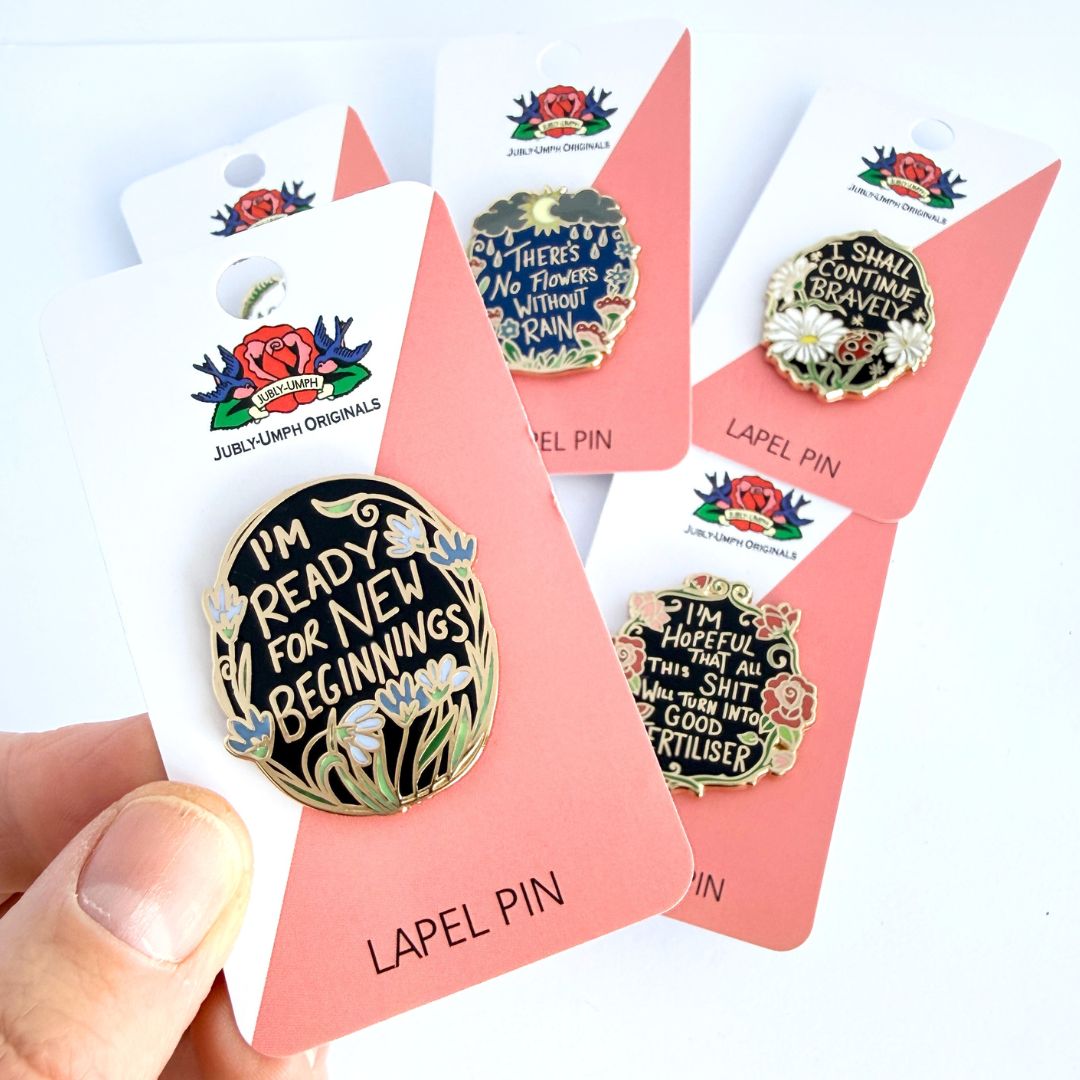 I'm Ready For New Beginnings Lapel Pin
