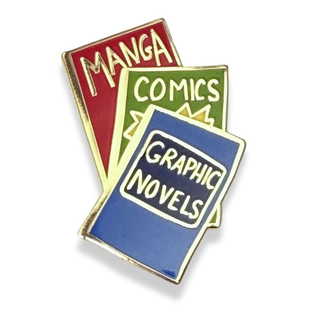 Manga Comics Graphic Novels Lapel Pin