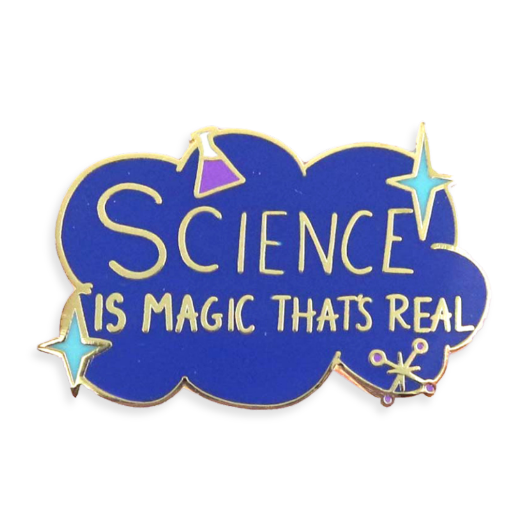 Science Is Magic That's Real Lapel Pin