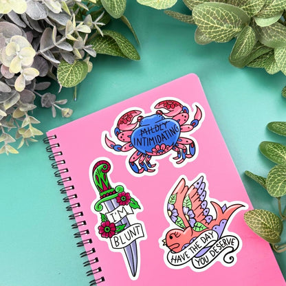Intimidating Sticker