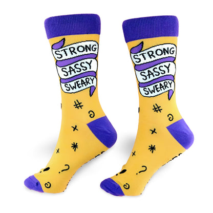 Strong Sassy Sweary Socks - Unisex Medium