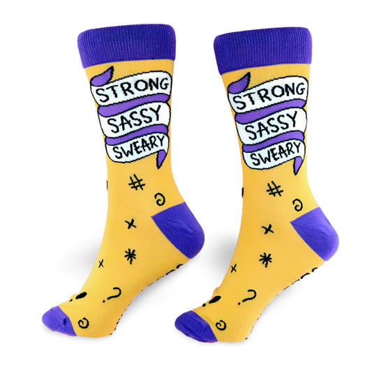 Strong Sassy Sweary Socks - Unisex Medium