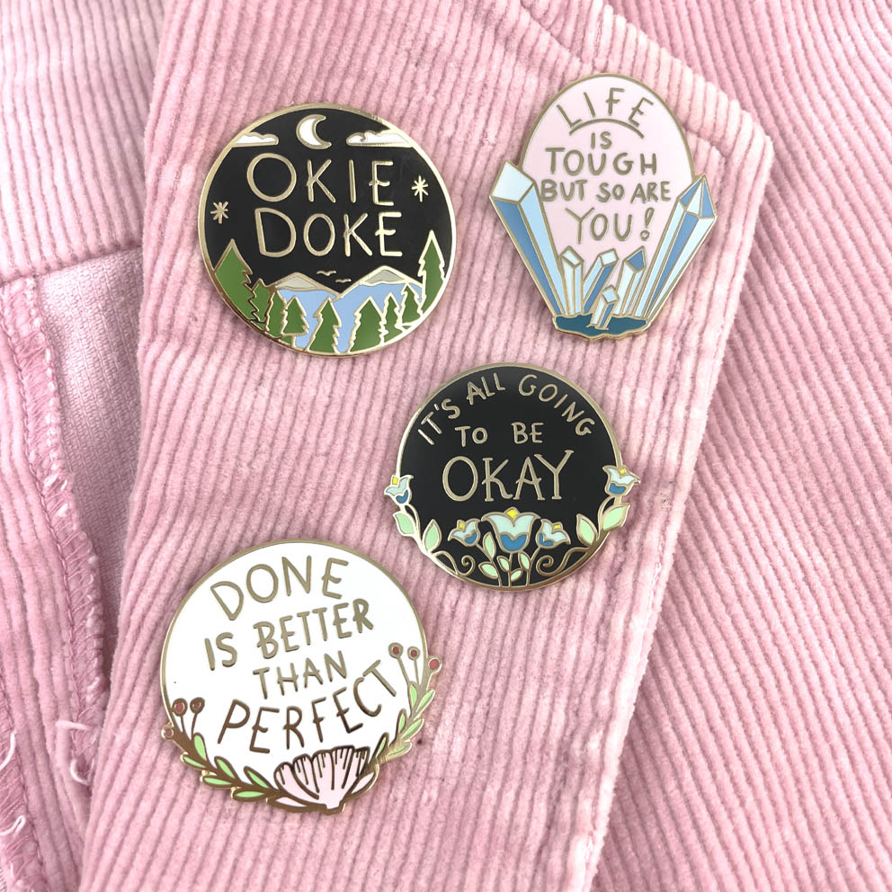 Done Is Better Than Perfect Lapel Pin